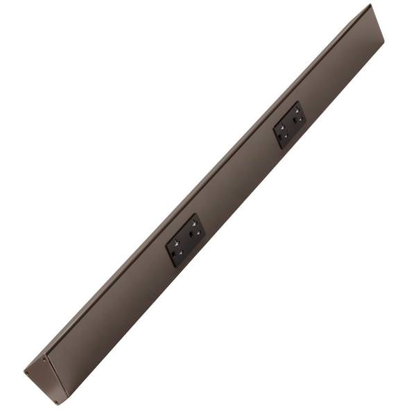 30" 20 amp 120 volt Bronze 2 Duplex Receptacle Under Cabinet Power Strip